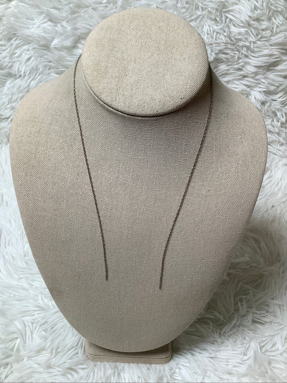 *READ* JCM 925 Sterling Silver BROKEN Thin Chain Necklace Indonesian Made C32-18